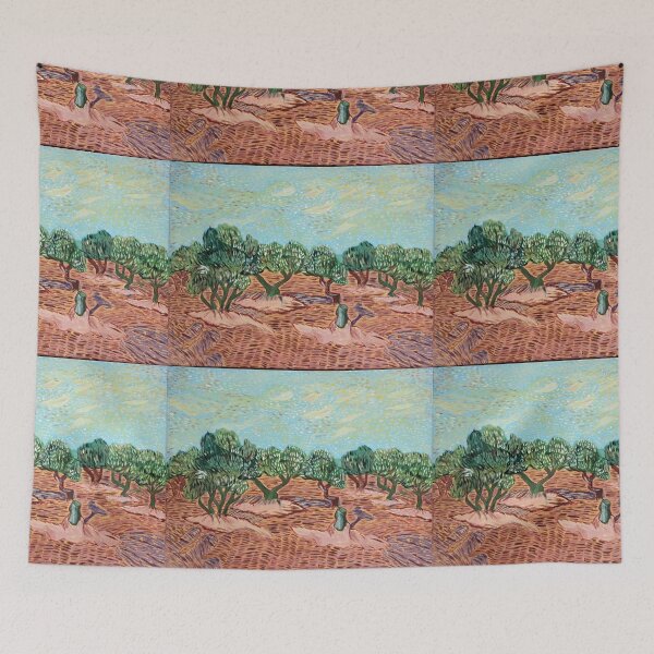 Item preview, Olive Trees, Beautiful Van Gogh Art Acrylic Painting Reproduction designed and sold by naturematters.