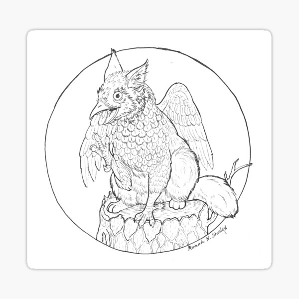Item preview, Potoo Gryphon designed and sold by Amanda Stanley.