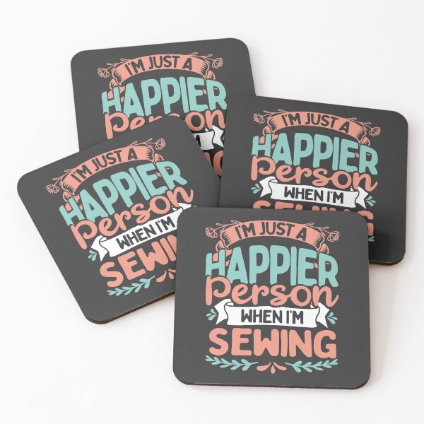 Item preview, Sewists Love To Sew Happy When Sewing Gift designed and sold by Maljonic.