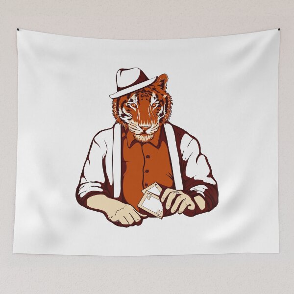 Item preview, Tiger Poker Face designed and sold by BALONROSU.
