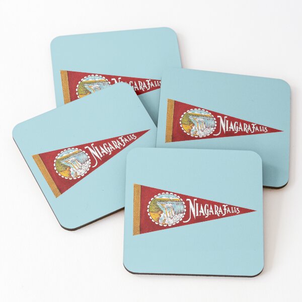 Item preview, Vintage Niagra Falls Travel Souvenir Pennant Artwork  designed and sold by FuzzyHoney.