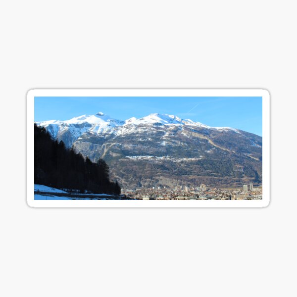Chur, Calanda, Araschgerrank, dog round Sticker