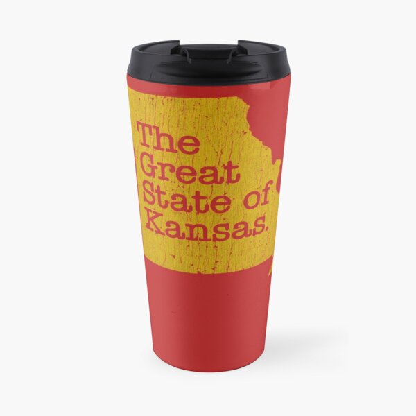 The Great State of Kansas Travel Mug
