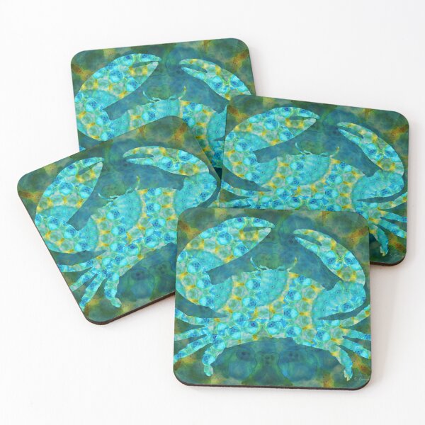 Item preview, Mandala Crab - Beach Art - Sharon Cummings designed and sold by Sharon Cummings Art.