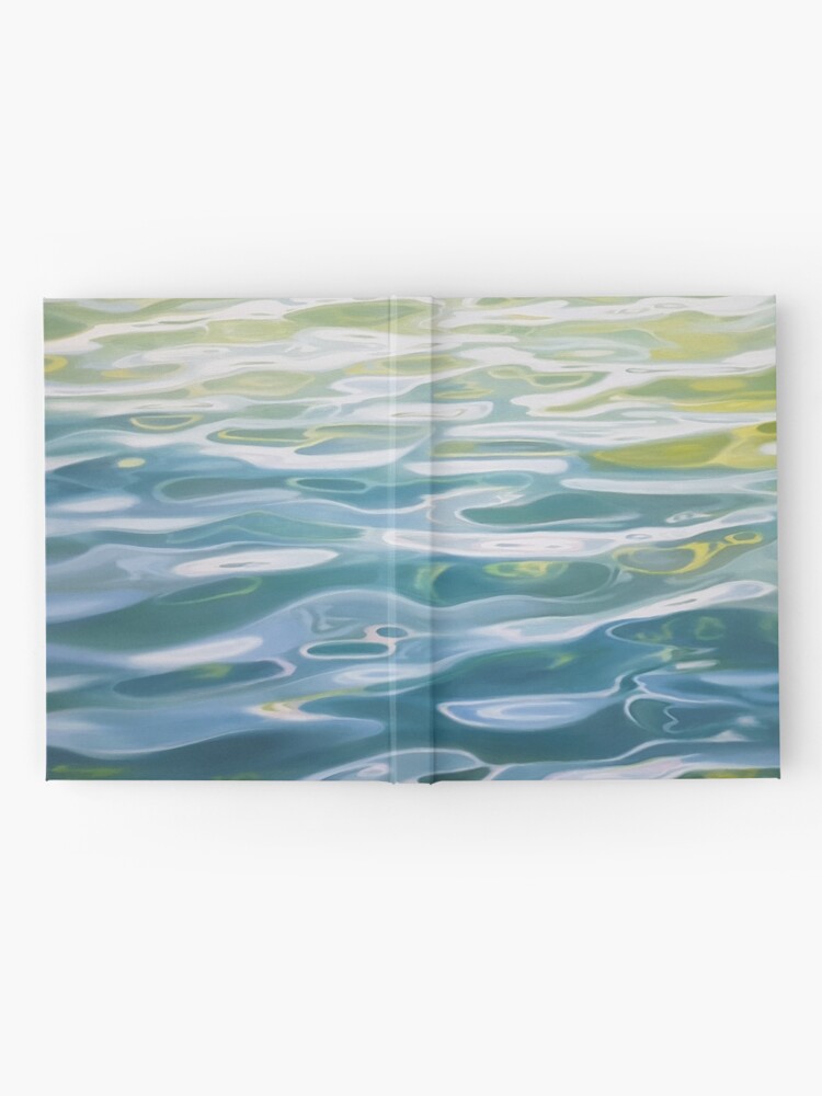 Alternate view of Shoreline - water painting Hardcover Journal