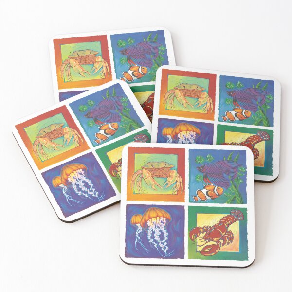 Item preview, Sea Creature Squares designed and sold by Scott Westmoreland.