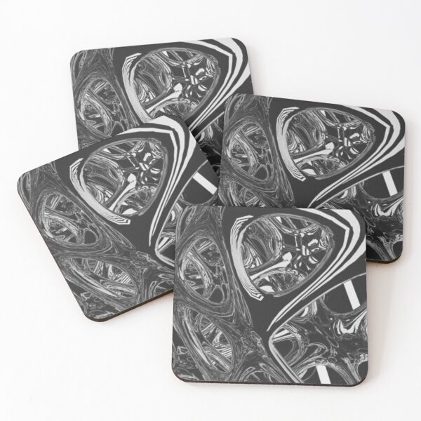 Item preview, Monochrome Alien Abstract Design  designed and sold by Paulele.