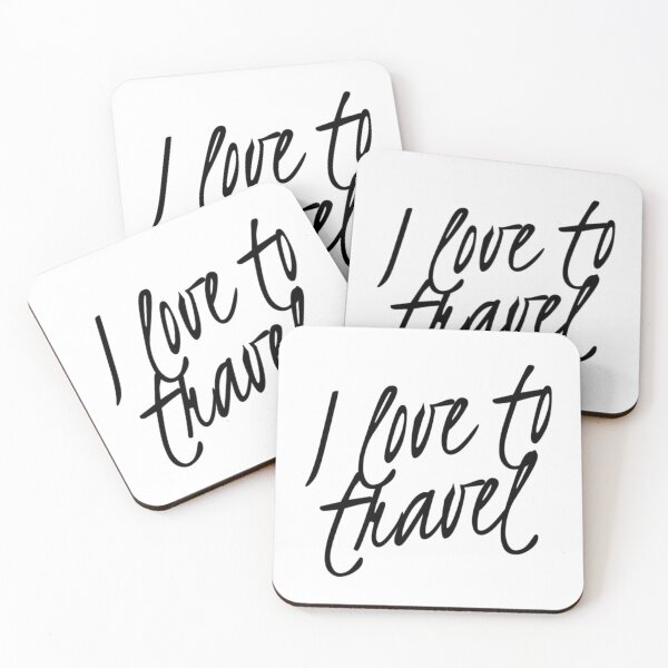 Item preview, I Love to Travel designed and sold by SocialWest.
