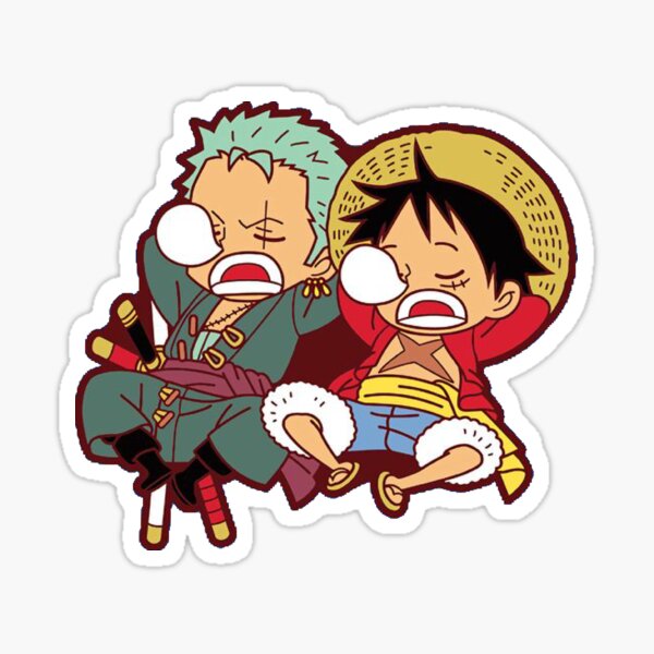 Mugiwara no / Roronoa zoro dormir Pegatina