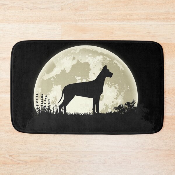 Item preview, Great Dane Silhouette in Front of Moon designed and sold by mivanjanko.