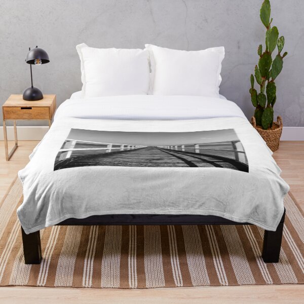 Item preview, The Jetty in black and white designed and sold by Brent Randall.
