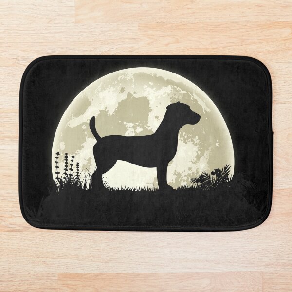 Item preview, Jack Russell terrier silueta delante de la luna designed and sold by mivanjanko.