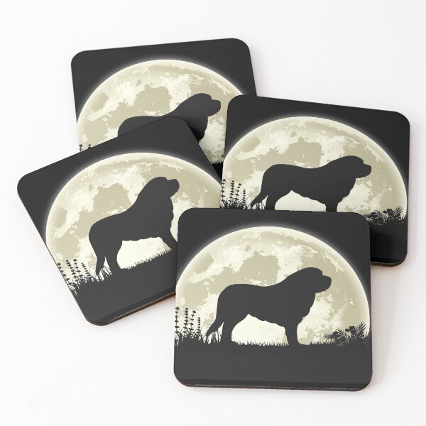 Item preview, St. Bernard Silhouette in Front of Moon designed and sold by mivanjanko.