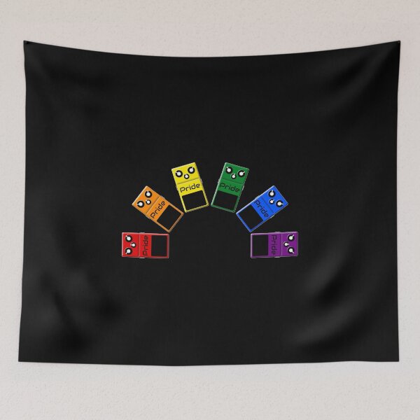Item preview, Gay Pride Rainbow Flag - Guitar Effects Pedals designed and sold by phoxydesign.