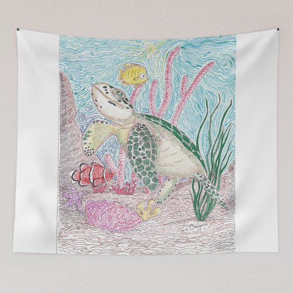 Item preview, Sea turtle and friends designed and sold by DarkRubyMoon.