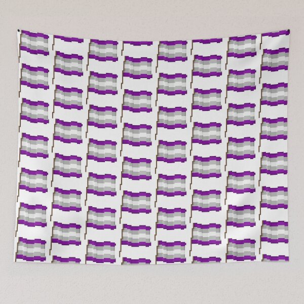 Item preview, Pixel Pride - Gray Asexual designed and sold by tawkua.