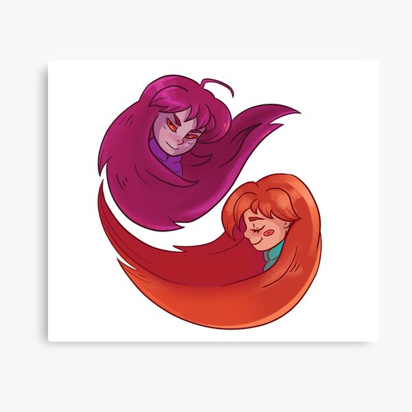 Madeline and Badeline from Celeste Canvas Print