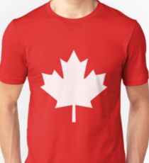 Canada Maple Leaf Flag Emblem Unisex T-Shirt