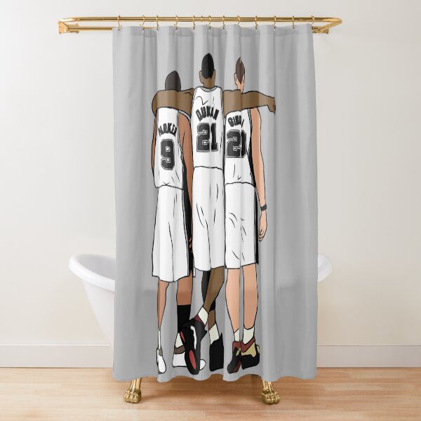 Tony, Tim & Manu Shower Curtain