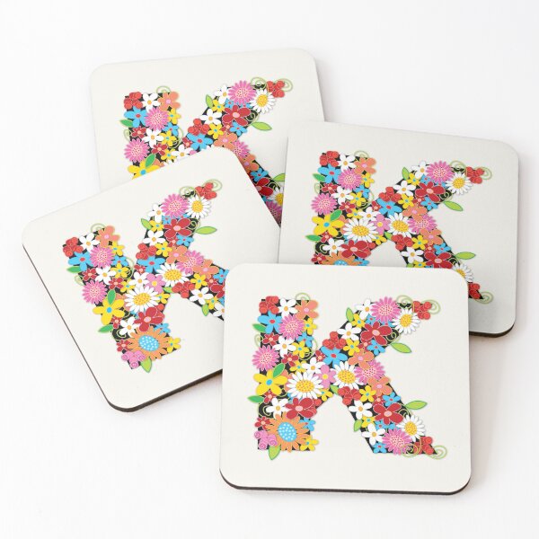 Item preview, Spring Flowers Alphabet K Monogram designed and sold by fatfatin.
