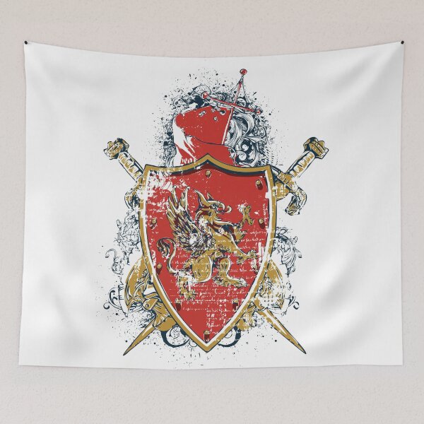 Item preview, Griffin Shield - Swords - Coat of Arms designed and sold by BALONROSU.