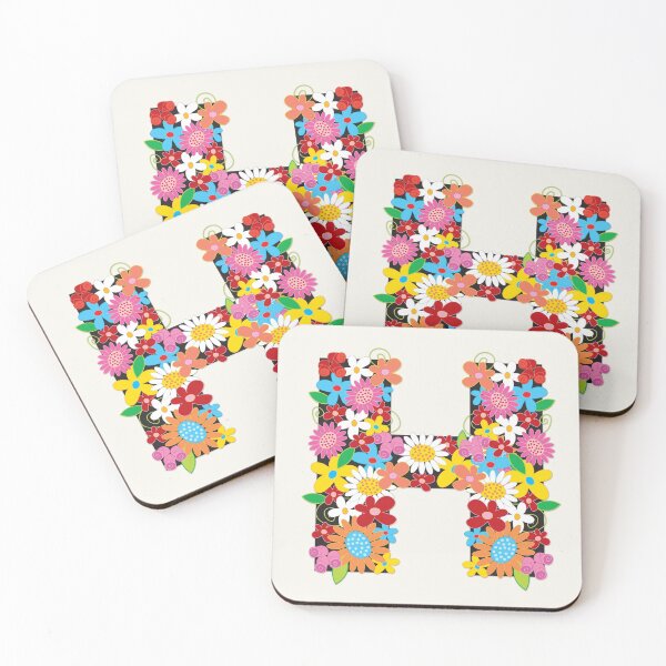 Item preview, Spring Flowers Alphabet H Monogram designed and sold by fatfatin.