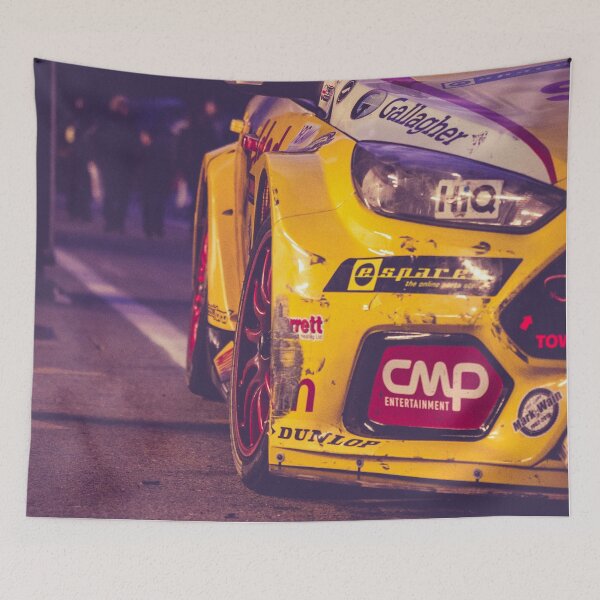 Item preview, BTCC Yellow British Touring Car  designed and sold by Photomattic.