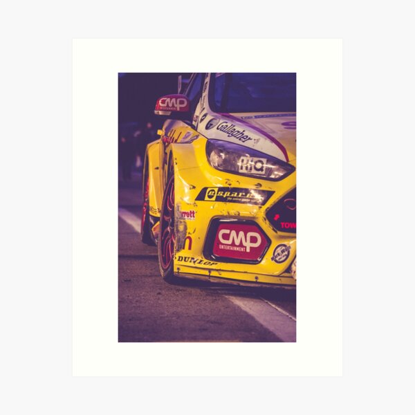 Item preview, BTCC Yellow British Touring Car  designed and sold by Photomattic.