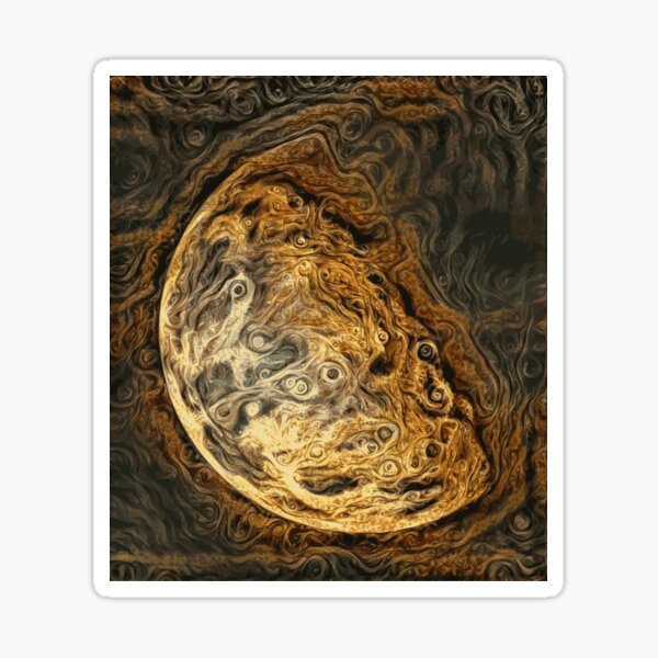 "Golden Moon" Sticker for Sale by kawaiicatstudio Redbubble