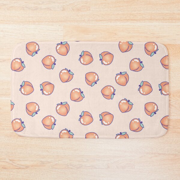 Item preview, Cute Shiny Peach Pattern designed and sold by NeonSpaceJunk.