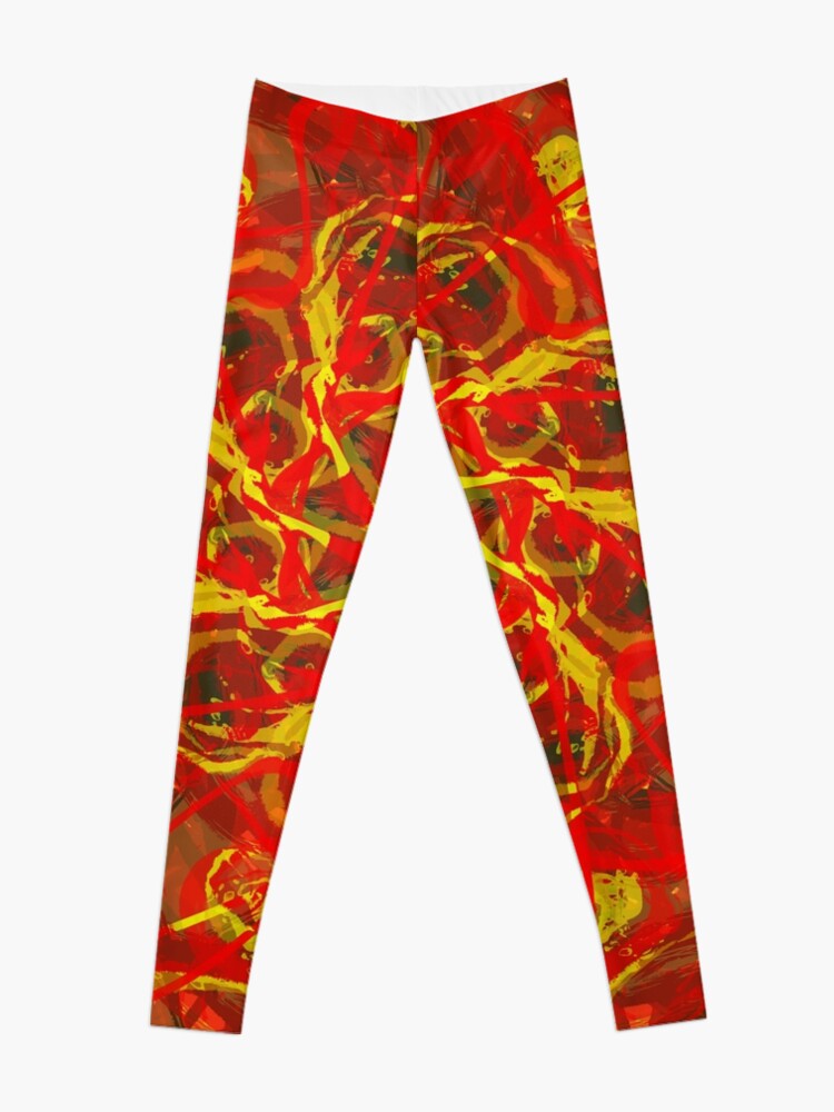 The Hottest Volcano Lava Leggings Designed by Mother Earth | Leggings