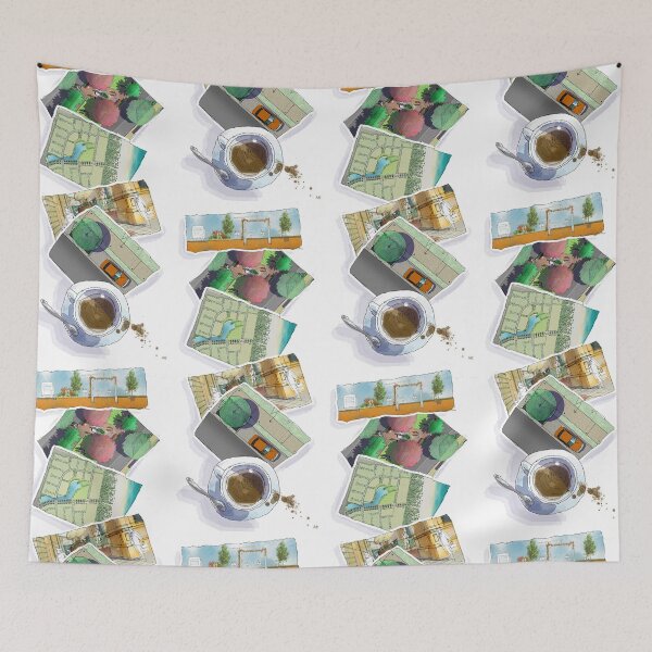 Item preview, Work Coffee Landscapes designed and sold by MilkAnna.
