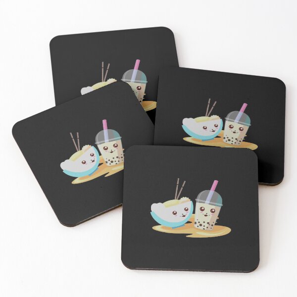 Item preview, Kawaii Bubble Tea Ramen Japanese Noodles product designed and sold by RedmonsDesigns.
