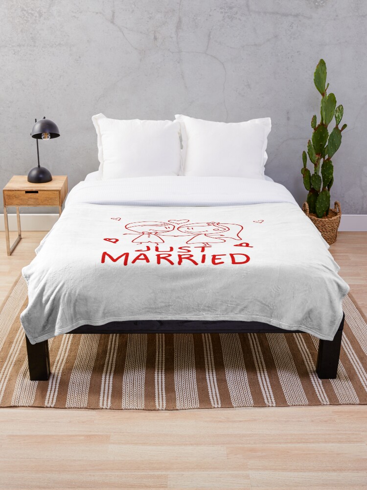 just married bedding