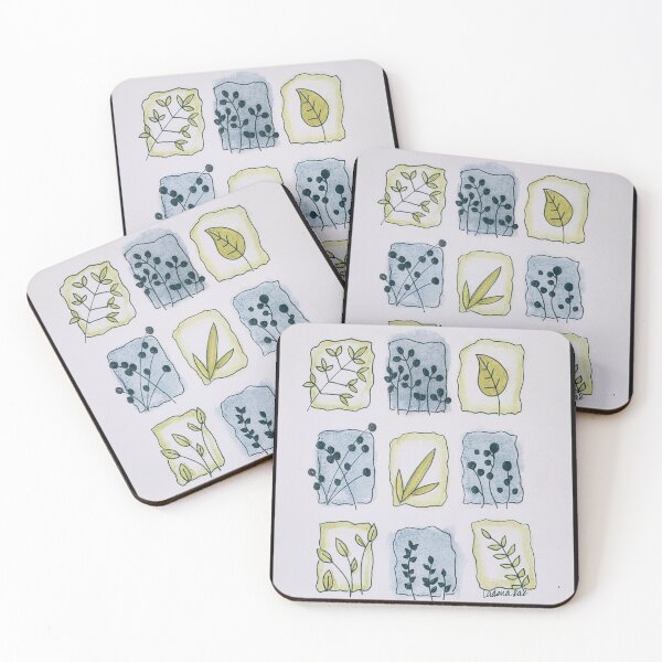 Item preview, Leaves of Nature Blocks designed and sold by LadenaRae.