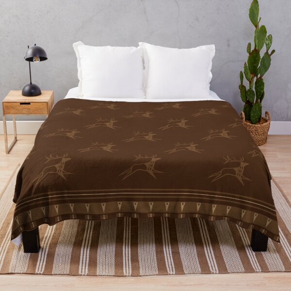Item preview, Elk Running (Brown) designed and sold by MelvinWarEagle.