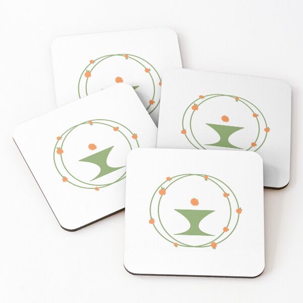 Item preview, Green and orange rose chalice designed and sold by Artie Throop.