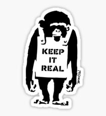 Banksy - Keep It Real Sticker