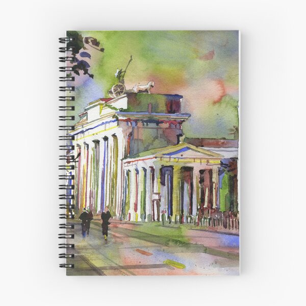 Item preview, Painting of Brandenburg Gate at sunset in the city of Berlin- Germany, Europe.  designed and sold by rfoxphoto.