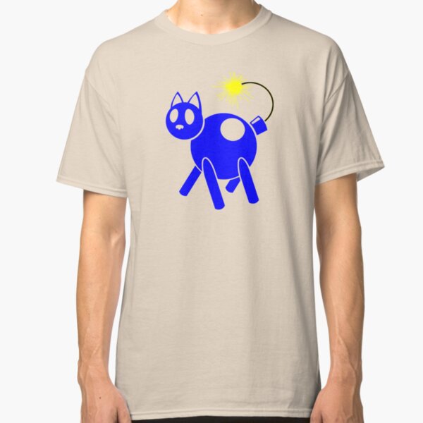 CAT BOMB! - blue version Classic T-Shirt