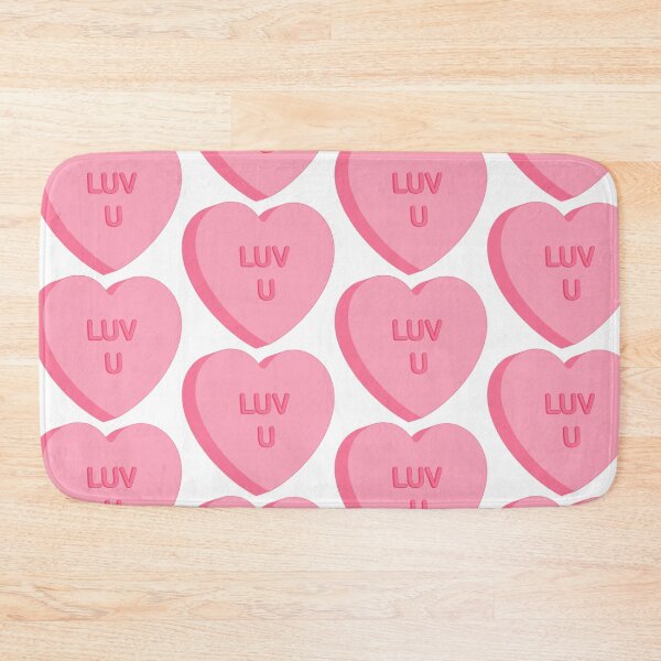Item preview, Valentine's Day "Love You" Pink Candy Heart designed and sold by neatohollo.