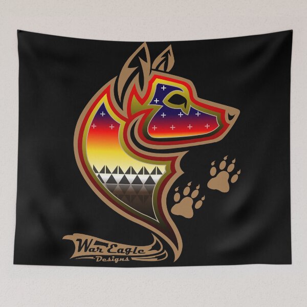 Item preview, Protecting the people Brown Wolf  designed and sold by MelvinWarEagle.