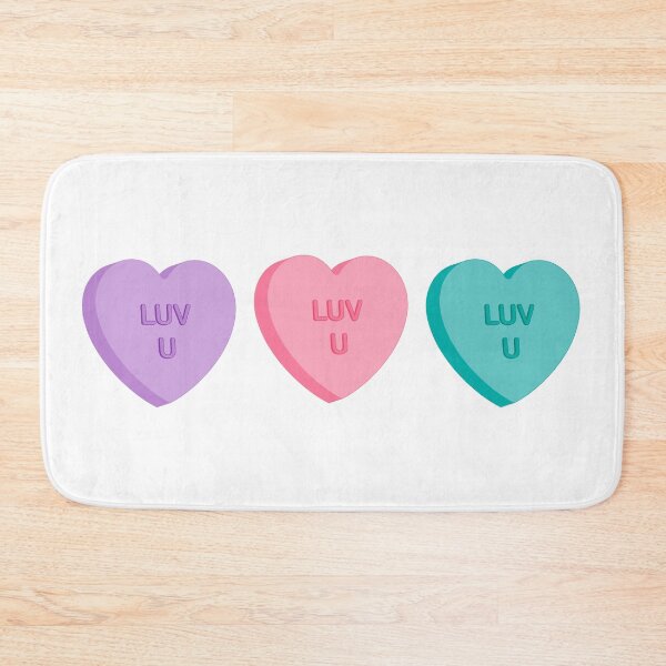 Item preview, Valentine's Day "Love You" Three Candy Hearts designed and sold by neatohollo.