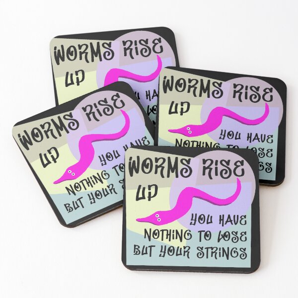 Item preview, Worms rise up designed and sold by MakeMeASidekick.