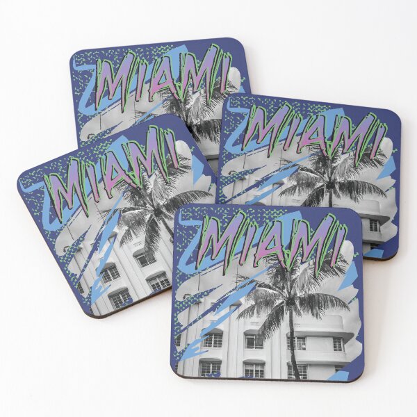 Item preview, Miami Beach 80s 1980s designed and sold by NeonSpaceJunk.