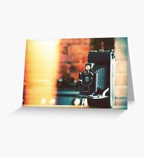 vintage camera. Greeting Card