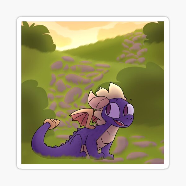 Vista previa del artículo con la obra «spyro», diseñado y vendido por snowopsia.