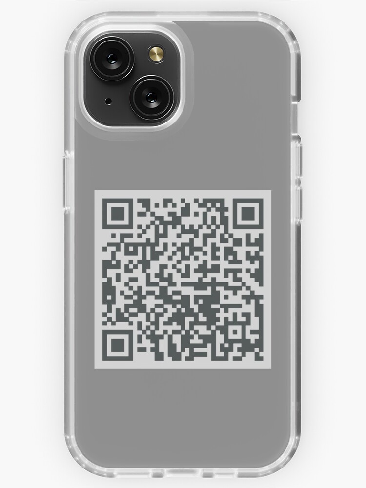 Rick Roll QR code | iPhone Case