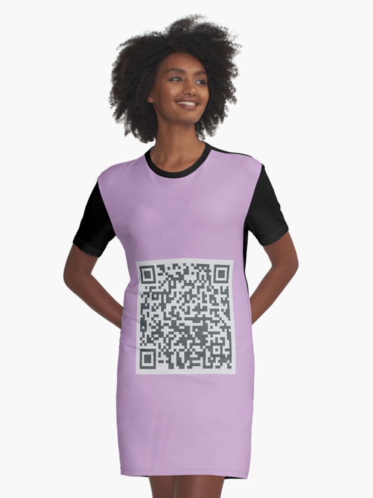 Rick Roll Prank QR Code, Funny T-shirts in all sizes