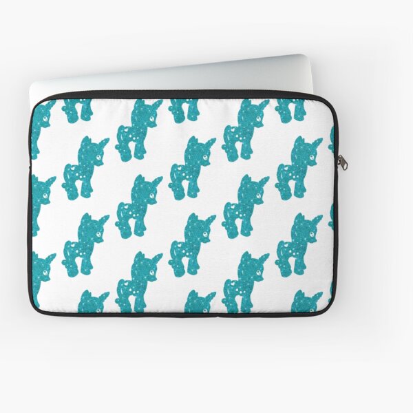 Aperçu de l'œuvre Petit cheval pailleté turquoise, licorne bleue, poney créée et vendue par kassandry31.